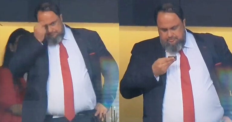 Βαγγέλης Μαρινάκης: Έκανε το σταυρό του και έβγαλε εικόνα από την τσέπη