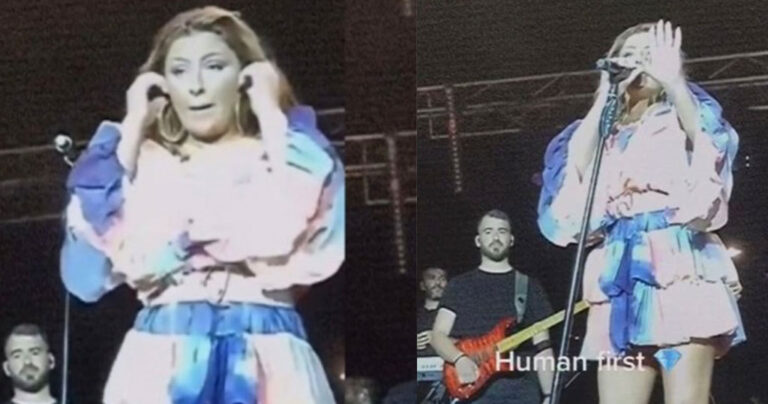 Η Παπαρίζου διέκοψε τη συναυλία και κάλεσε την αστυνομία – Άντρας κατέβασε το παντελόνι του