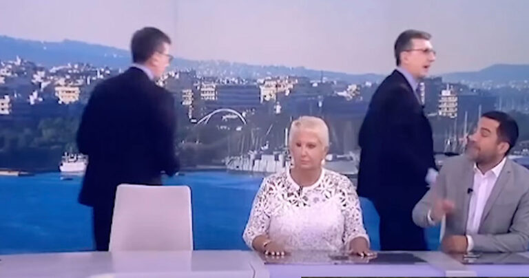 «Δεν μας παρατάς πρωί πρωί;» Σηκώθηκε ξαφνικά και έφυγε o Πορτοσάλτε από το στούντιο