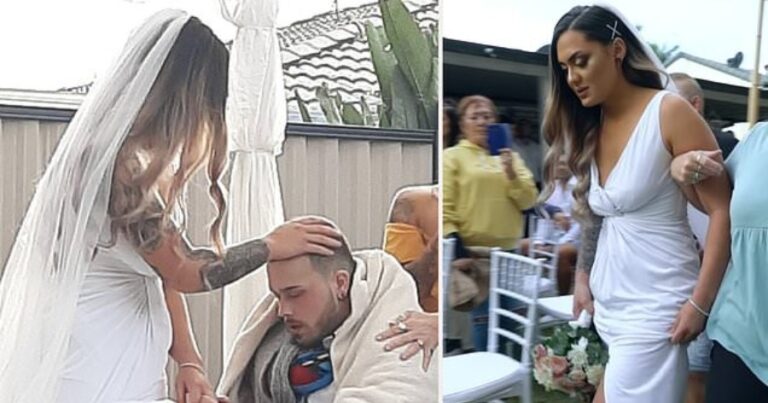 Γυναίκα παντρεύτηκε τον άντρα της ζωής της μια ημέρα πριν εκείνος πεθάνει από όγκο στον εγκέφαλο