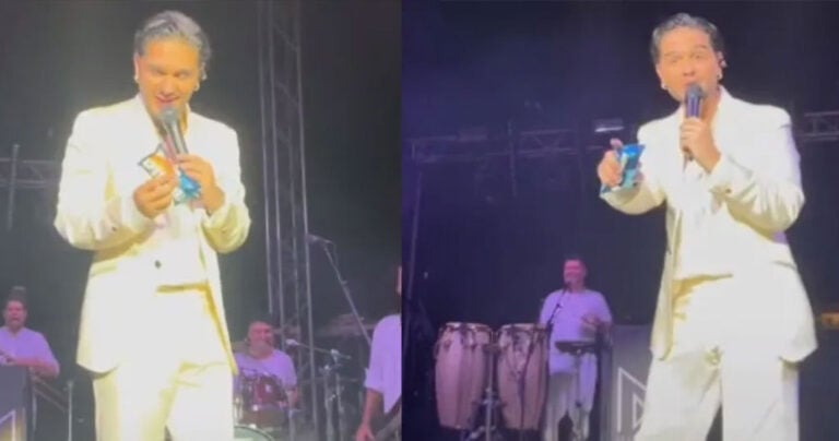 Χρήστος Μάστορας: Του πέταξαν κρουασάν στη σκηνή και το έπιασε στον αέρα