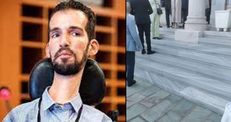 Στέλιος Κυμπουρόπουλος: Έφυγε από εκδήλωση στο Προεδρικό Μέγαρο γιατί δεν είχε πρόσβαση ΑμεΑ