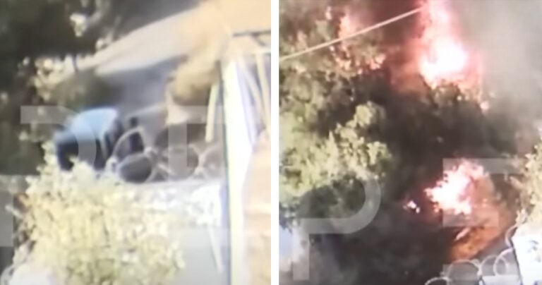 Ασπρόπυργος: Η κάμερα «έπιασε» εμπρηστή να βάζει φωτιά δίπλα σε σπίτια