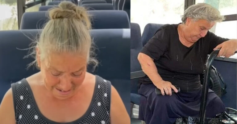 Φωτιά στην Λέσβο: Γυναίκες με δάκρυα και μια τσάντα πράγματα εγκατέλειψαν τα σπίτια τους