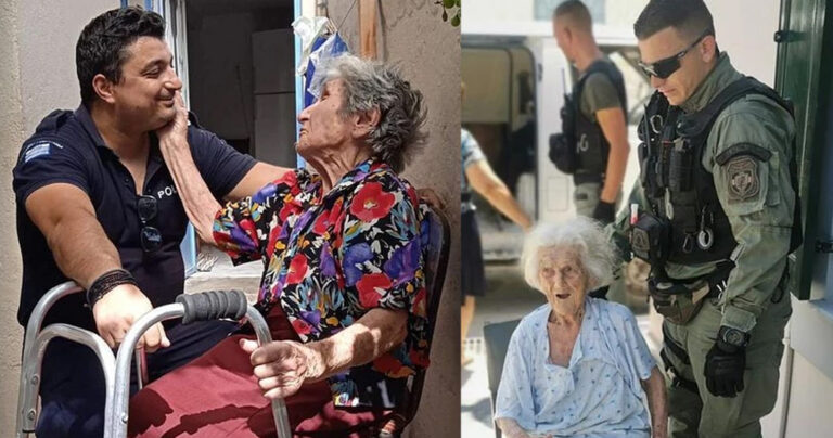 Φωτιά στη Λέσβο: Συγκινητικές εικόνες από την επιχείρηση της ΕΛΑΣ για εκκένωση του οικισμού Σταυρού