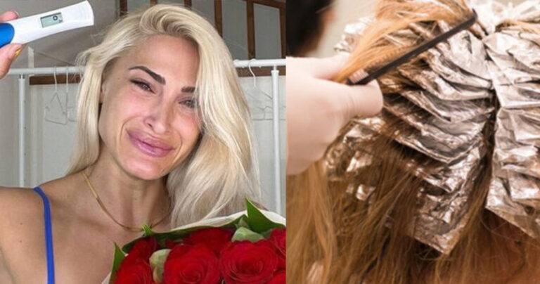 Στο κομμωτήριο η εγκυμονούσα Ιωάννα Τούνη – Βάφει τα μαλλιά της