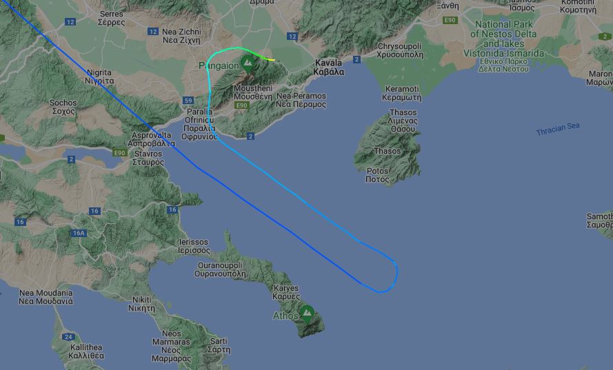 kavala aeroskafos flightradar