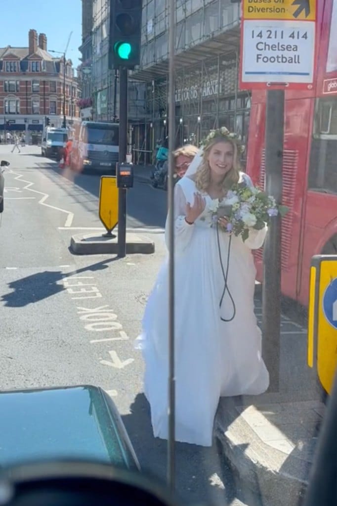 london bride anastasia medvedskaya hitchhikes a ride with driver marksteen