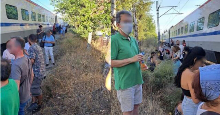 Το «Λευκό βέλος» έμεινε στις γραμμές: Ταλαιπωρία για εκατοντάδες επιβάτες χωρίς κλιματιστικό μέσα στα χορτάρια