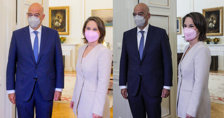 Nίκος Δένδιας: Έθεσε θέμα γερμανικών αποζημιώσεων στην Γερμανίδα ΥΠΕΞ