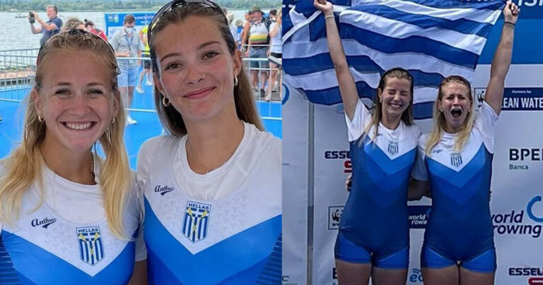 Παγκόσμιες πρωταθλήτριες οι Χρύσα Μπούρμπου και Ευαγγελία Φράγκου στη κωπηλασία