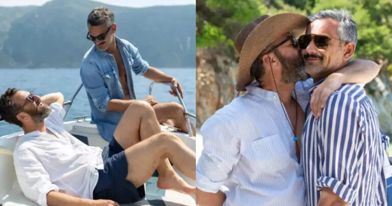«Χαρείτε τον έpωτα»: Ο Άγγελος Μπράτης «σπάει» τα ταμπoύ αγκαλιά με τον σύντροφό του μπροστά στο φακό