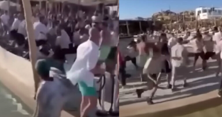 Ντροπιαστικές εικόνες στη Μύκονο: Άγpιος ξuλοδαρμός σε beach bar μεταξύ μεθυσμένων ατόμων