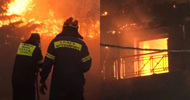 Φωτιά στην Πεντέλη: Εθελοντής δασοπυροσβέστης διέσωσε μητέρα και το παιδί της – Η περιγραφή του