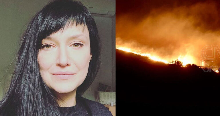 Φωτιά στην Πεντέλη: Η Αθηναΐς Νέγκα εγκατέλειψε το σπίτι της – Το δημόσιο μήνυμά της