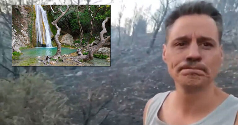 «Γι’ αυτό δεν έφυγα ρε σατανάδες» O Γρηγόρης Πετράκος ξεσπάει μετά την καταστροφή του σπιτιού του