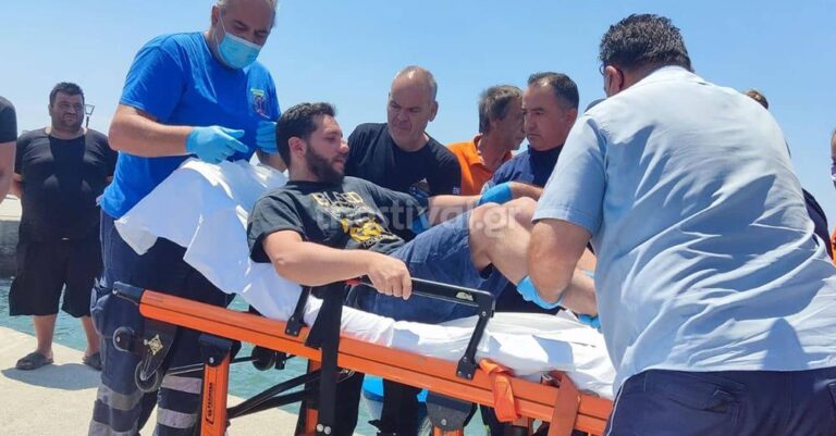 Διάσωση 30χρονου στη Χαλκιδική: Η στιγμή που ο Ιβάν πατάει στη στεριά