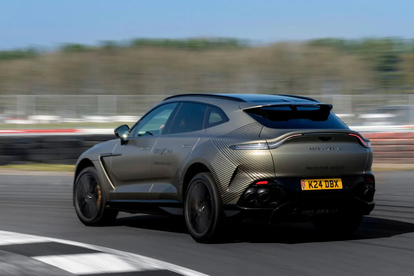 82 aston martin dbx 707 prototype drive track rear