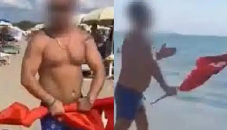 Κύμα συμπαράστασης στον Αλβανό που πέταξε την τουρκική σημαία στη θάλασσα