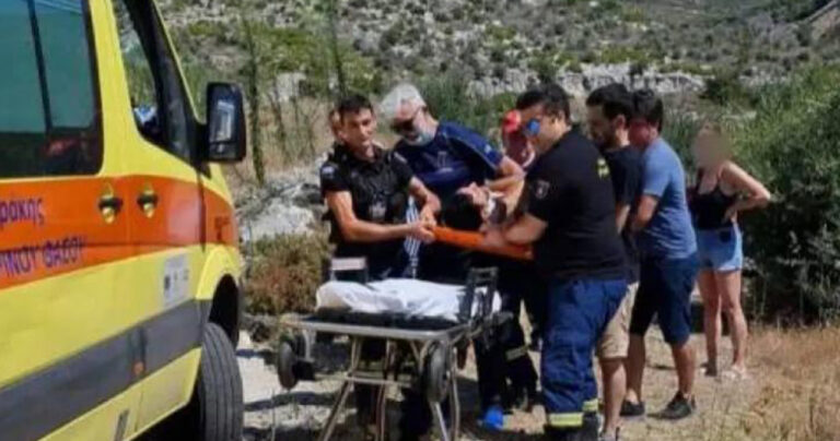 Άντρας είχε Άγιο: Έπεσε με μοτοσικλέτα από γκρεμό 120 μέτρων στη Θάσο και σώθηκε