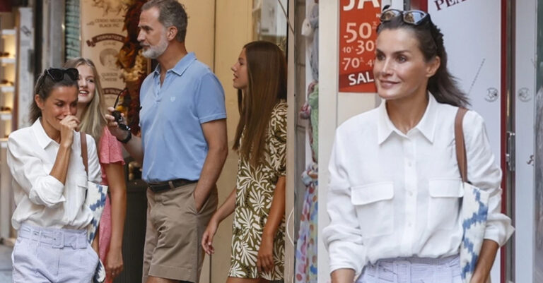 Η βασίλισσα της Ισπανίας φόρεσε σορτς και δίχασε τους θαυμαστές της