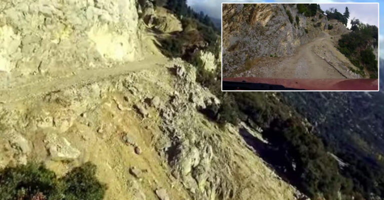 Στο Περδικάκι Αιτωλοακαρνανίας ο πιο επικίνδυνος δρόμος του κόσμου