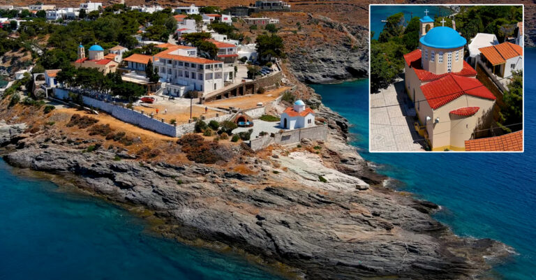 Παναγία η Κανάλα Κύθνου: «Η θαυματουργή αναδιώμενη Παναγία των Κυκλάδων» από ψηλά