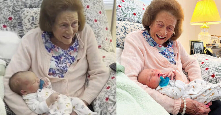 «Πόσο τυχερή είμαι!»: 99χρονη που μεγάλωσε ως μοναχοπαίδι γνωρίζει το 100ο δισέγγονό της