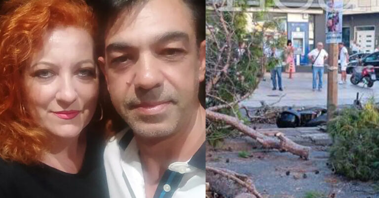 Συγκλονίζει η χήρα του 51χρονου που καταπλακώθηκε από δέντρο: «30 χρόνια μαζί, καλό παράδεισο ψυχή μου»