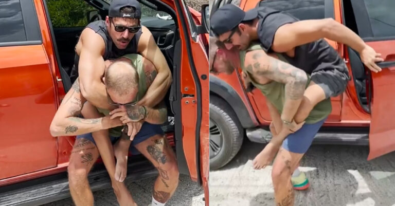 Αντώνης Τσαπατάκης: «Οι φίλοι μου γίνονται τα πόδια μου» – Τον σήκωσαν για να κατέβει σε δύσβατη παραλία