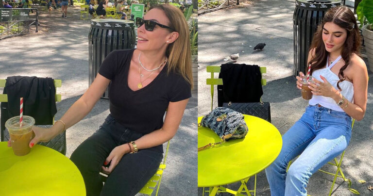 Τατιάνα Στεφανίδου: Για καφέ με την κόρη της Λυδία στην Νέα Υόρκη – «Η νέα μας γειτονιά»