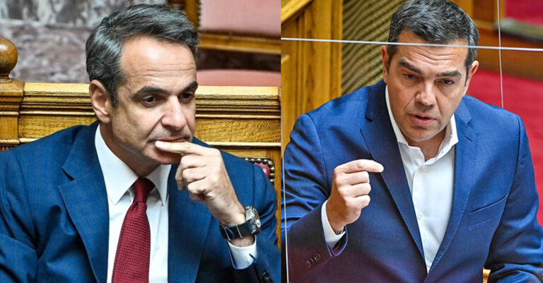 Άφωνος ο Μητσοτάκης όταν ο Τσίπρας του έδωσε τον λόγο: «Είναι ο Ανδρουλάκης πράκτορας;»