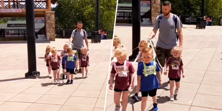 Έβγαλε βόλτα τα πεντάδυμα παιδιά του με λοuρί και δίχασε τους χρήστες του ίντερνετ