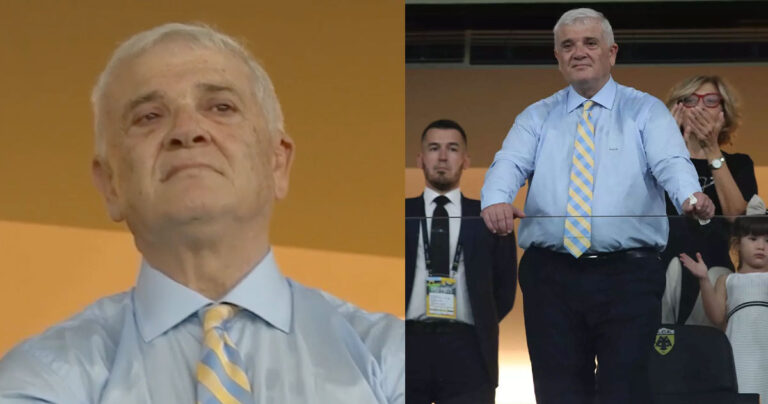 OPAP Arena: Ξέσπασε σε κλάματα ο Δημήτρης Μελισσανίδης