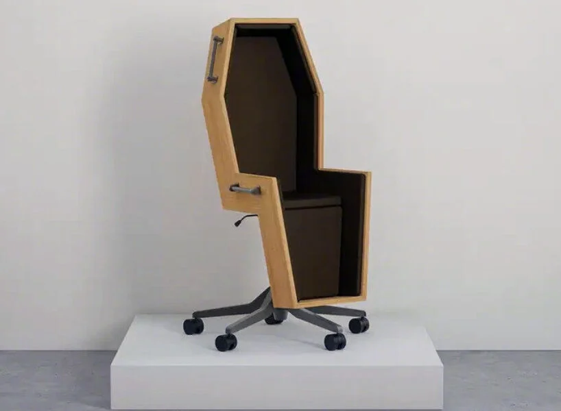 concept coffin office chairs designboom 03