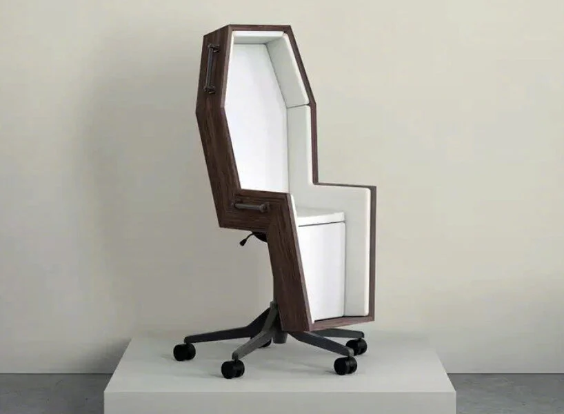 concept coffin office chairs designboom 05