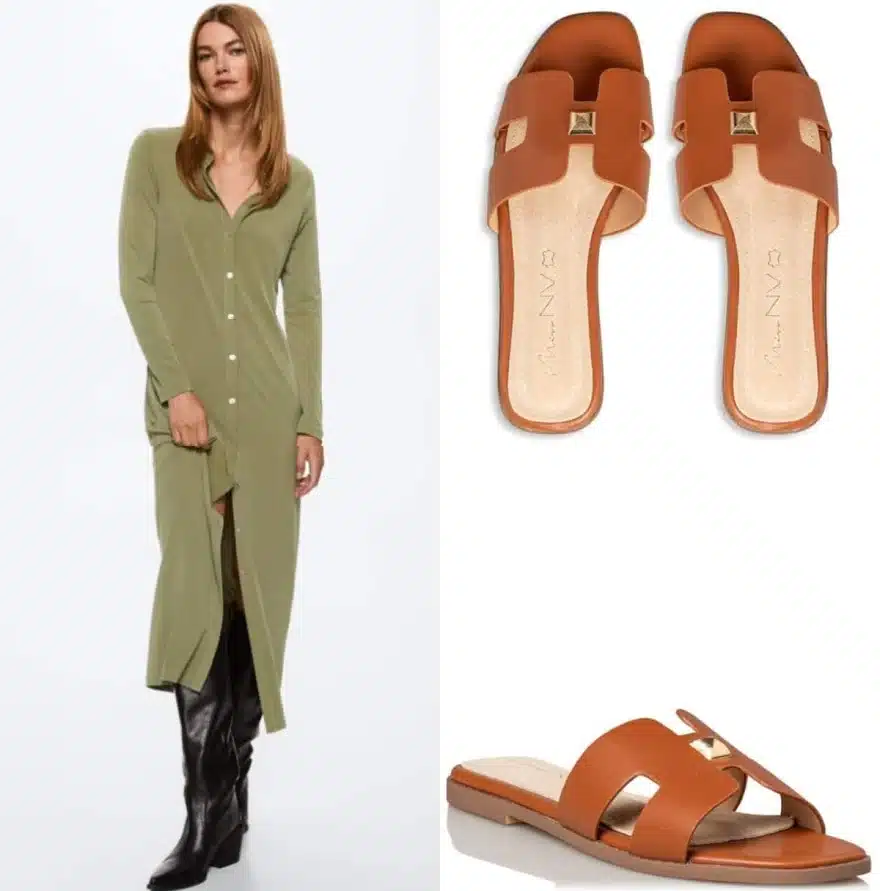 Έγινε θέαμα στο κέντρο της Αθήνας, η Κωνσταντίνα Σπυροπούλου: Όλοι κοιτούσαν τις παντόφλες της που κάνουν 510€ 2 egine theama sto kentro tis athinas i konstantina spyropoyloy oloi koitoysan tis pantofles tis poy kanoyn 510e 1