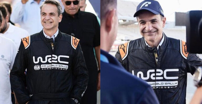 Τρέμουν οι αγωνιστικές πίστες: Ντύθηκε ραλίστας ο Κυριάκος Μητσοτάκης