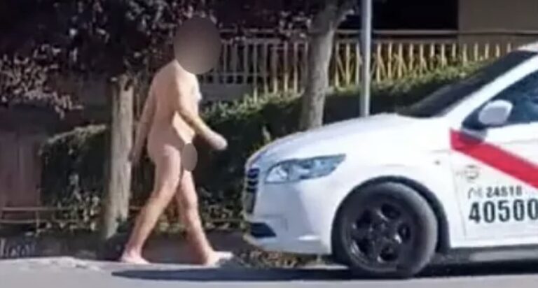 Γuμνός άντρας έκανε χαλαρή βόλτα στους δρόμους της Κοζάνης