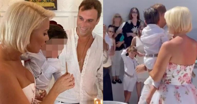 Κατερίνα Μονογυιού: Βάφτισε τον γιο του αδελφού της, Τζώρτζη Μονογυιού – Του έδωσαν το όνομα του πατέρα του