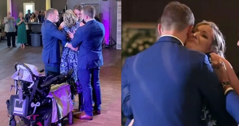 Γαμπρός χορεύει με την με την παράλυτη μαμά του και πραγματοποιεί το όνειρό της