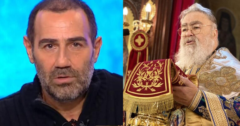 Έξαλλος ο Αντώνης Κανάκης με τον Μητροπολίτη Δωδώνης Χρυσόστομο και όχι μόνο