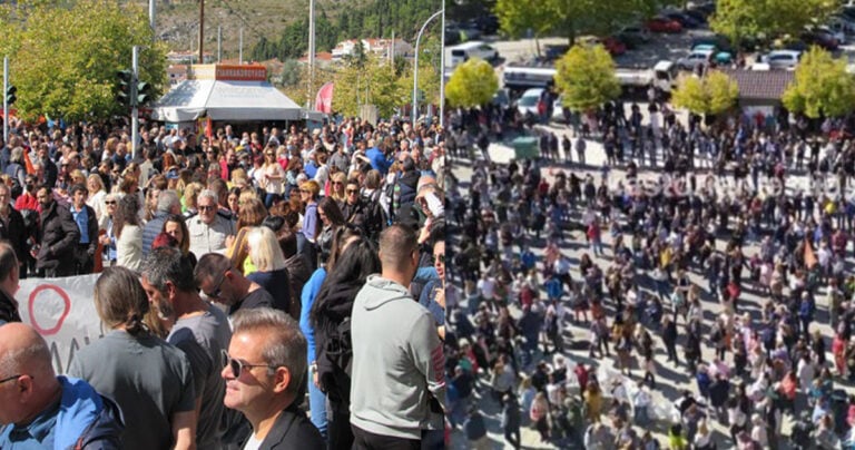 Ξεσηκώθηκε ολόκληρη η Καστοριά: Διαδήλωσαν κατά τις ακρίβειας στα καύσιμα και την ενέργεια