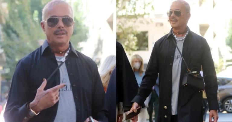 Όλοι κοιτούσαν τα νύχια του: Ο Λάκης Γαβαλάς βγήκε στο κέντρο της Αθήνας με τις παντόφλες και έκανε… χαμό