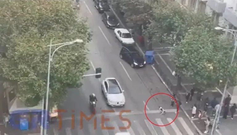 Θεσσαλονίκη: Άνθρωποι έγιναν τροχονόμοι για να βοηθήσουν τραυματισμένο σκύλο να περάσει το δρόμο