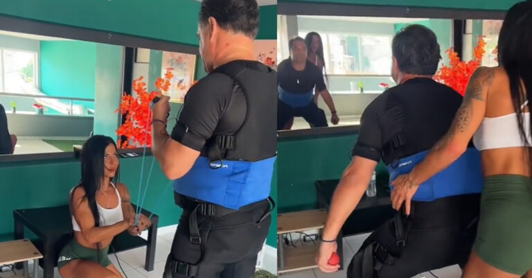 Χτίζει σώμα: Ο Άδωνις Γεωργιάδης άρχισε να γυμνάζεται και η γυμνάστρια του είναι καλλονή