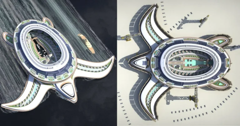 Γιγάντια χελώνα αξίας 8 δισεκατομμύριων: Το μεγαλύτερο πλοίο του κόσμου είναι μια πλωτή ήπειρος 60.000 ανθρώπων