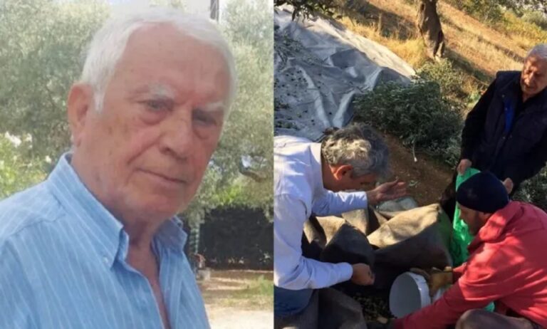 Παλικάρι στα 88 του ο Νίκος Ξανθόπουλος: Βγήκε στο χωράφι να μαζέψει ελιές & στέλνει μήνυμα στους νέους