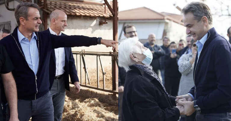 Μητσοτάκης από Πιερία: «Θα στηρίξουμε τους αγρότες και τους κτηνοτρόφους»