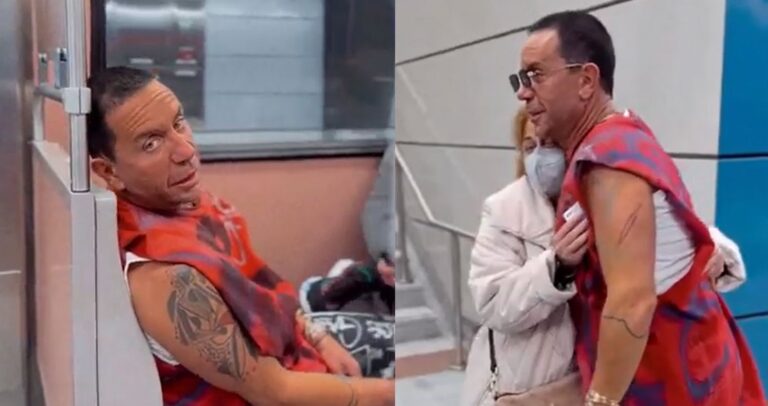 Υπέροχος Γιώργος Μαζωνάκης: Μπήκε στο μετρό και πήγε στην παλιά του γειτονιά